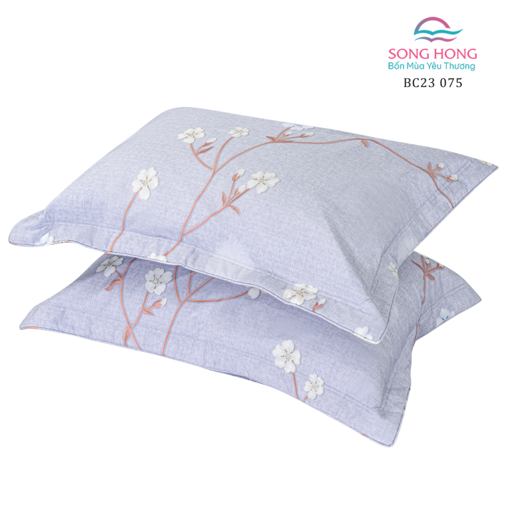 Vỏ gối đơn Sông Hồng 45x65cm - Chất Cotton