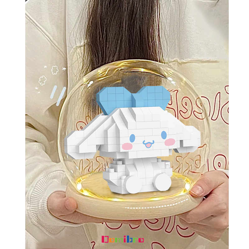 Bộ đồ chơi lắp ráp giá rẻ Nhân Vật Hoạt Hình Kuromi Cún Cinnamoroll Cực Cute động vật hoạt hình đồ chơi trẻ em gái