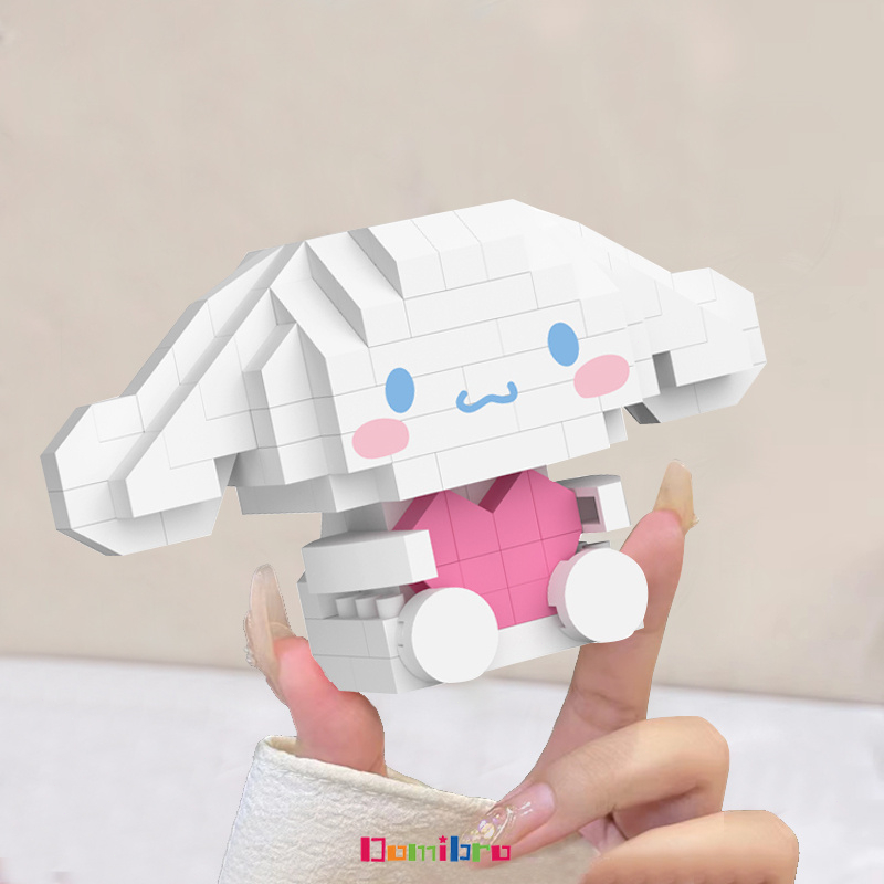 Bộ đồ chơi lắp ráp giá rẻ Nhân Vật Hoạt Hình Kuromi Cún Cinnamoroll Cực Cute động vật hoạt hình đồ chơi trẻ em gái