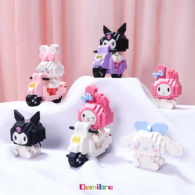 Đồ chơi lắp ráp mô hình nhân vật hoạt hình Kuromi My Melody disney siêu dễ thương Đồ chơi trẻ em phổ biến