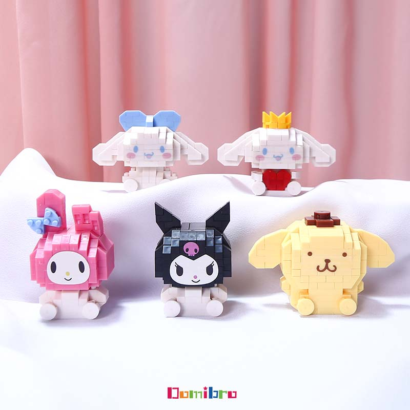 Đồ chơi lắp ráp mô hình nhân vật hoạt hình Kuromi My Melody disney siêu dễ thương Đồ chơi trẻ em phổ biến