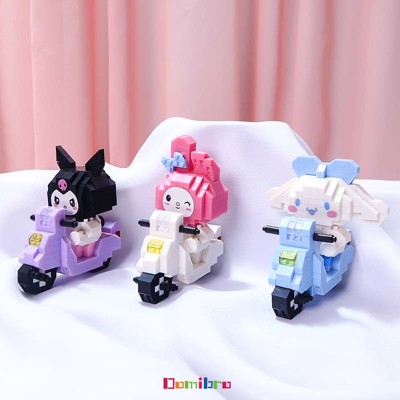 Đồ chơi lắp ráp mô hình nhân vật hoạt hình Kuromi My Melody disney siêu dễ thương Đồ chơi trẻ em phổ biến