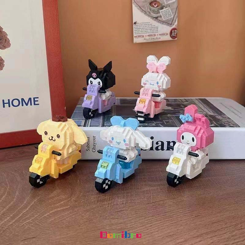 Đồ chơi lắp ráp mô hình nhân vật hoạt hình Kuromi My Melody disney siêu dễ thương Đồ chơi trẻ em phổ biến