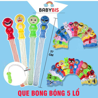 Cây Que bong bóng 5 lổ - que bong bóng khổng lồ| bong bóng xà phòng Cho bé vui chơi thỏa thích |Babybis