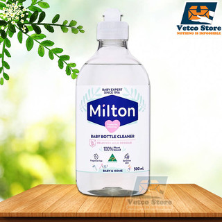 Dung dịch vệ sinh bình sữa Milton 500ml - Mẫu Mới