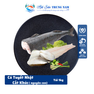 Cá tuyết nhật - cá tuyết cắt khoanh - nhập khẩu nhật bản - túi 1kg