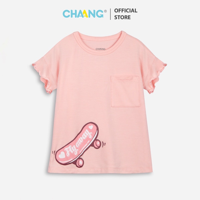 Hàng chính hãng Áo phông màu cam Chaang/ size 6-36m