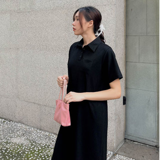 Váy dáng dài cổ polo Fabric Holic