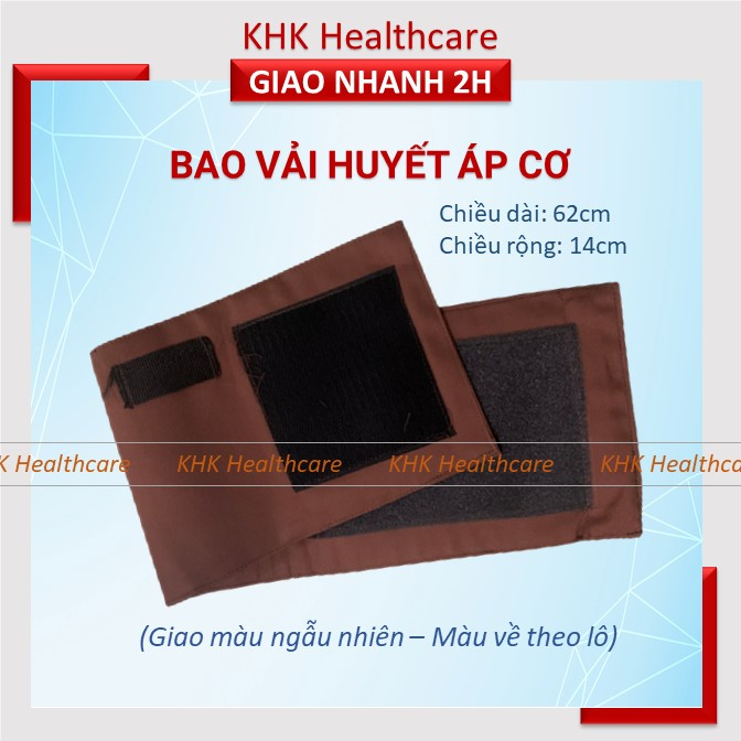 Bao vải huyết áp phụ kiện thay thế máy đo huyết áp cơ