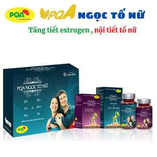 PQA NGỌC TỐ NỮ: cung cấp estrogen, cân bằng nội tiết tố, giảm lão hóa [Dược Phẩm PQA]