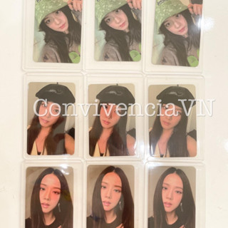 Card lẻ JiSoo mũ xanh- tóc thẳng- Beret