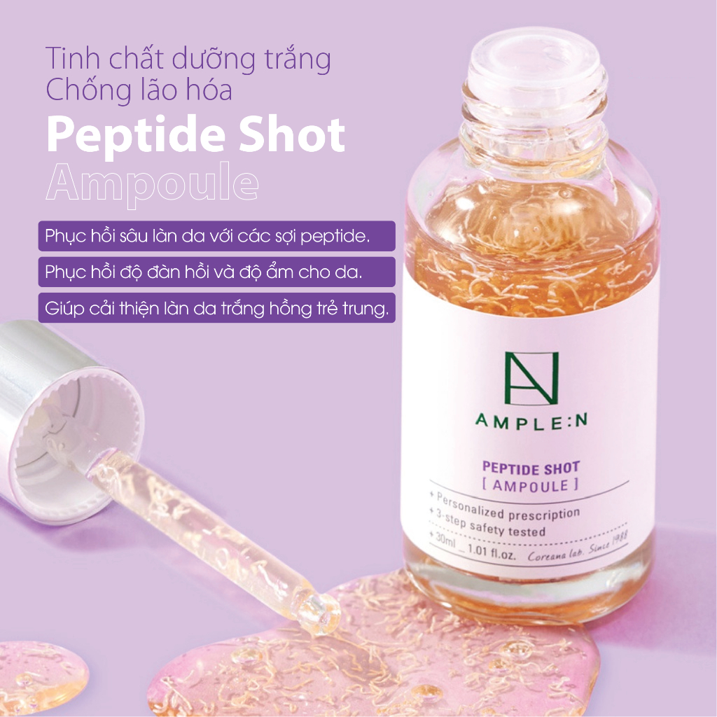 Tinh Chất Dưỡng Trắng, Chống Lão Hóa AMPLE:N Peptide Shot Ampoule