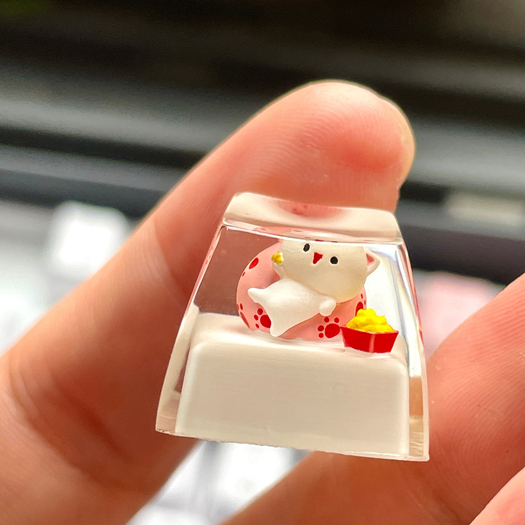 Keycap mèo dễ thương, nút bàn phím dễ thương, quà tặng bạn gái