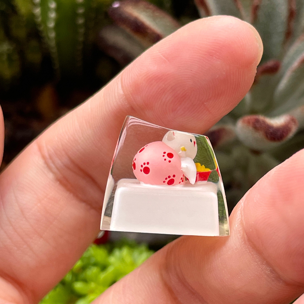 Keycap mèo dễ thương, nút bàn phím dễ thương, quà tặng bạn gái