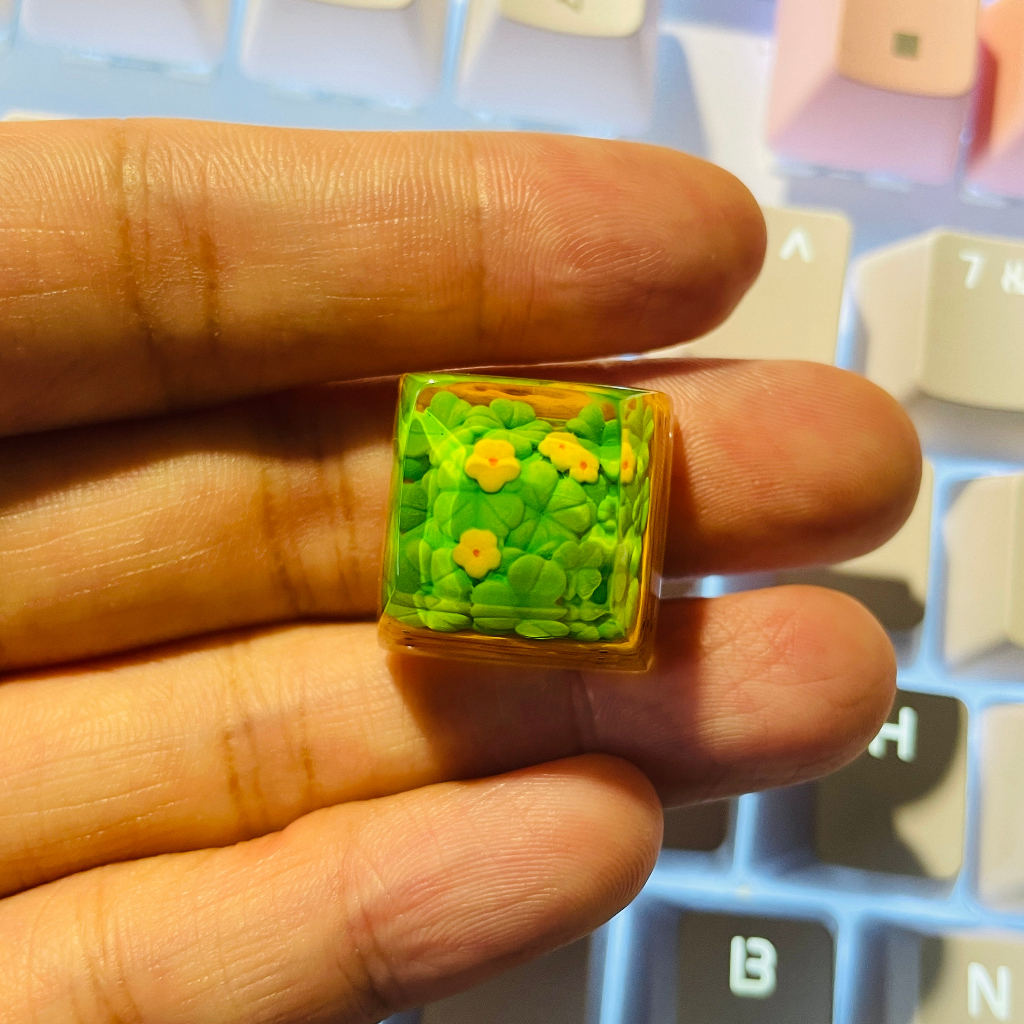 Keycap cây cảnh, nút bàn phím cơ, artisan keycap, nút bàn phím dễ thương