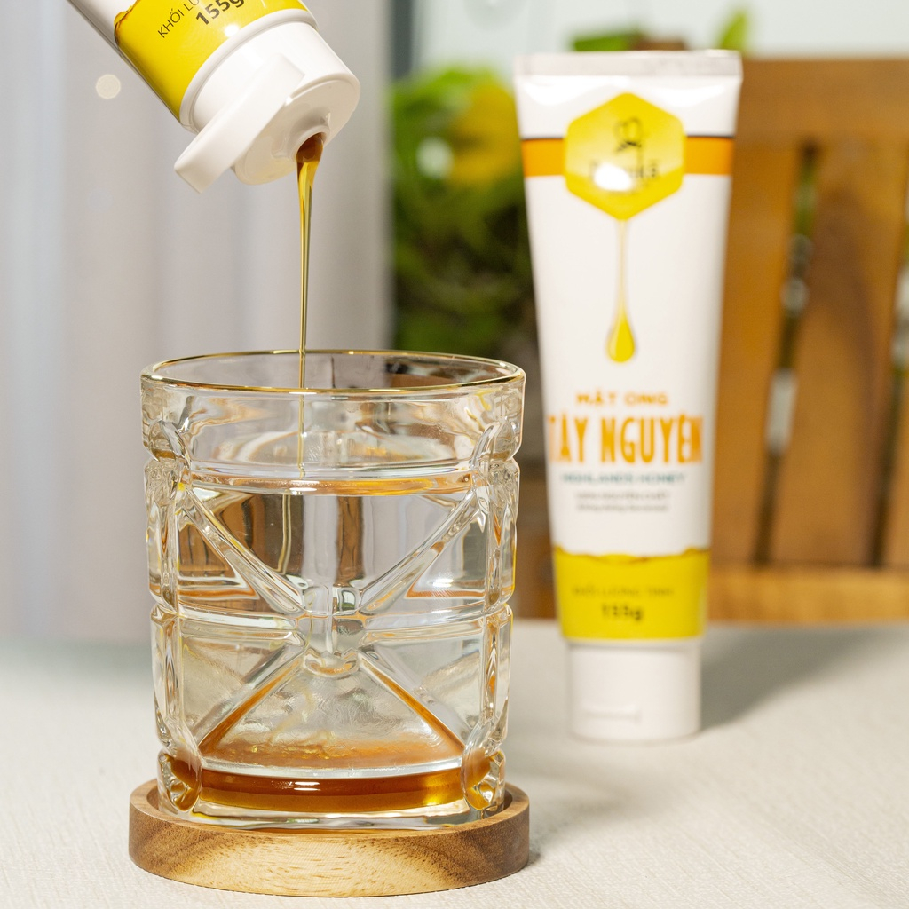 Tuýp Mật Ong Nguyên Chất Tây Nguyên Danuka, Tuýp Nhỏ Tiện Dụng Hàm Lượng 155g/tuýp Chính Hãng