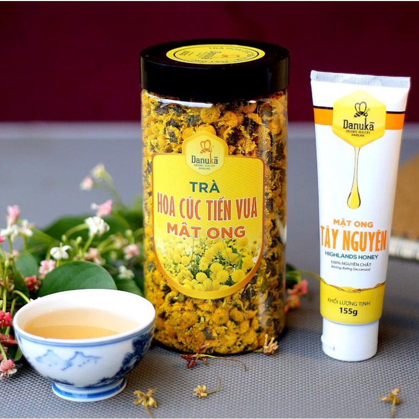 Tuýp Mật Ong Nguyên Chất Tây Nguyên Danuka, Tuýp Nhỏ Tiện Dụng Hàm Lượng 155g/tuýp Chính Hãng