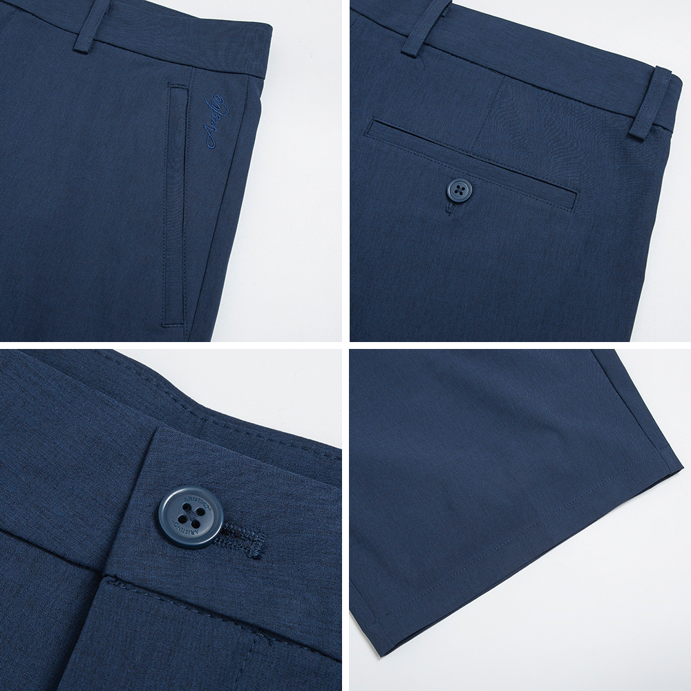 Quần short nam ARISTINO dáng Regular fit suông nhẹ, thiết kế khỏe khoắn, nam tính - ASO018S3