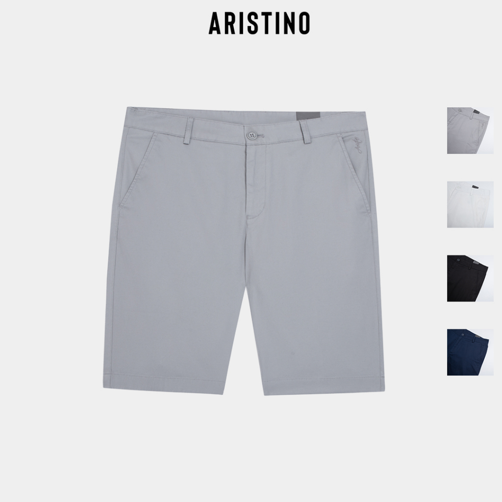 [MỚI] Quần short nam ARISTINO dáng Regular fit suông nhẹ, thiết kế khỏe khoắn, nam tính - ASO031S3