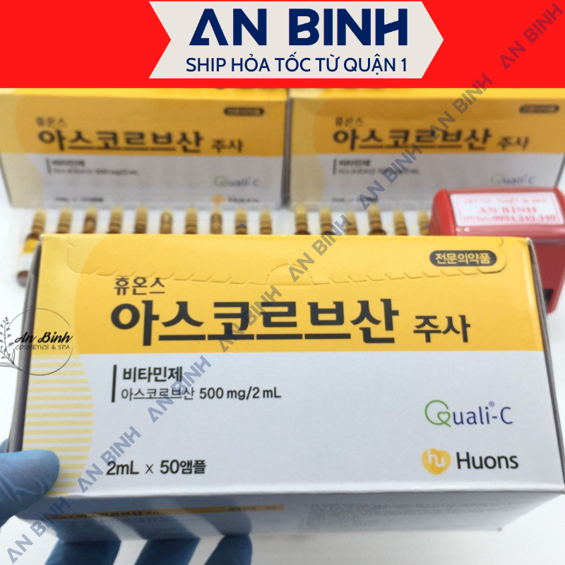 (Q1-HCM) 1 Vỉ Vitamin C Huons Cấy Tảo - An Bình Cam Kết Chính Hãng Hàn Quốc