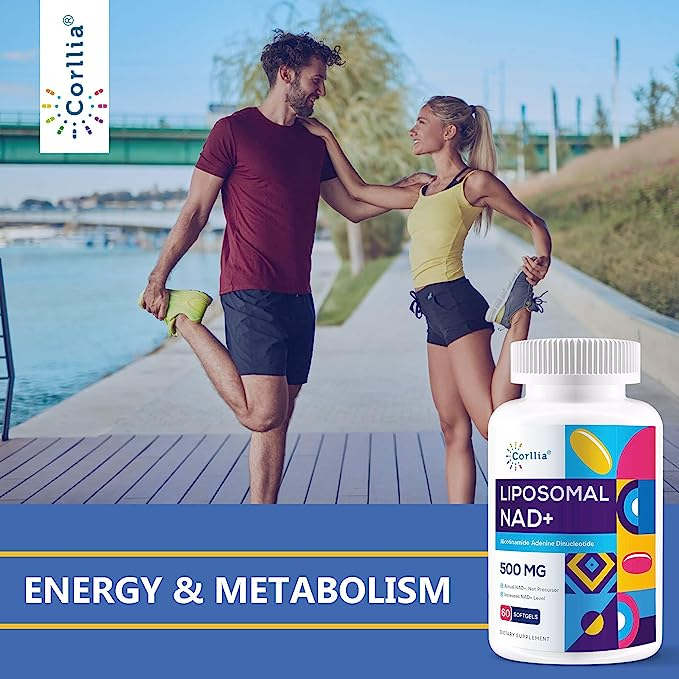Viên Uống Chống Lão Hóa, Sửa Chữa Tế Bào Dạng Active Nicotinamide Mononucleotide Corllia NMN Liposomal NAD+ 500mg 60v