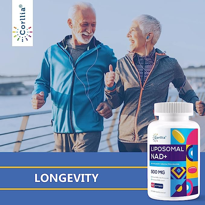 Viên Uống Chống Lão Hóa, Sửa Chữa Tế Bào Dạng Active Nicotinamide Mononucleotide Corllia NMN Liposomal NAD+ 500mg 60v