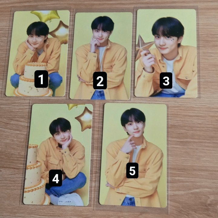 Enhypen Jungwon Official Photocard Birthday Garland