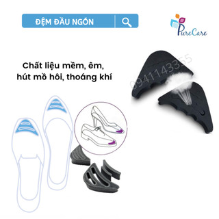 Miếng lót giày mút giảm đau đầu ngón - CẢI TIẾN MỚI, bộ 2 cái