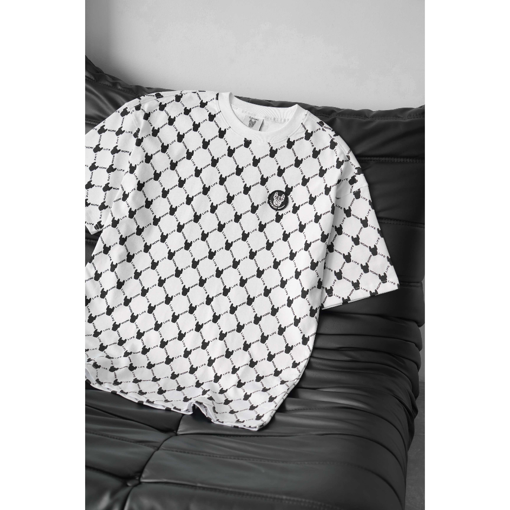 ÁO PHÔNG LIFE.WORK MONOGRAM PATTERN 2023