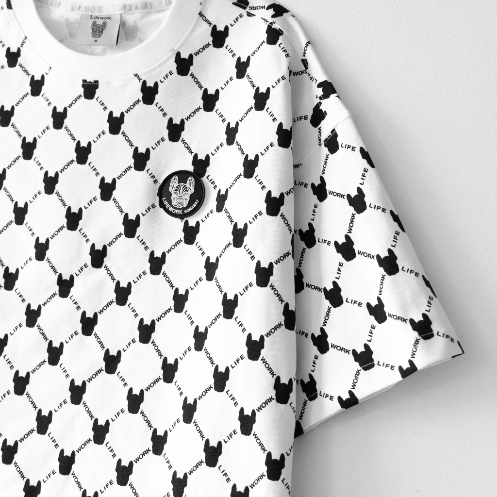 ÁO PHÔNG LIFE.WORK MONOGRAM PATTERN 2023