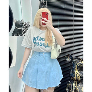 [N.T BIGSIZE] set áo thun chữ cv xếp ly