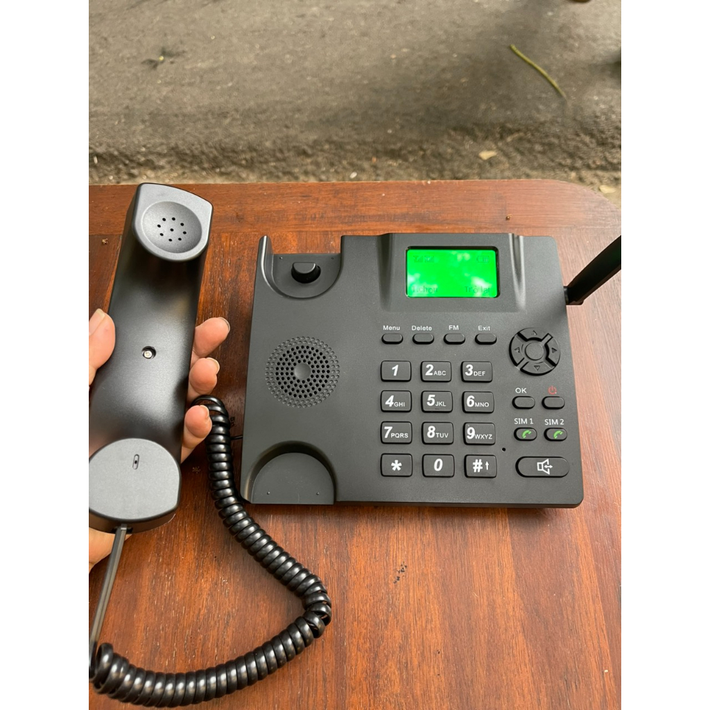 Điện thoại bàn không dây lắp sim DIGIMIX DDK 995+ bản 2 sim, quay số nhanh, ghi âm cuộc gọi