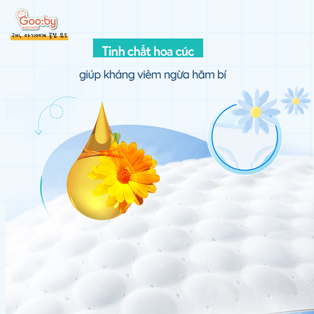 Combo 2 bịchTã/bỉm quần Gooby Premium - Chuyên gia bỉm đêm, chống trào đến 12h size M/L/XL/XXL cho bé từ
