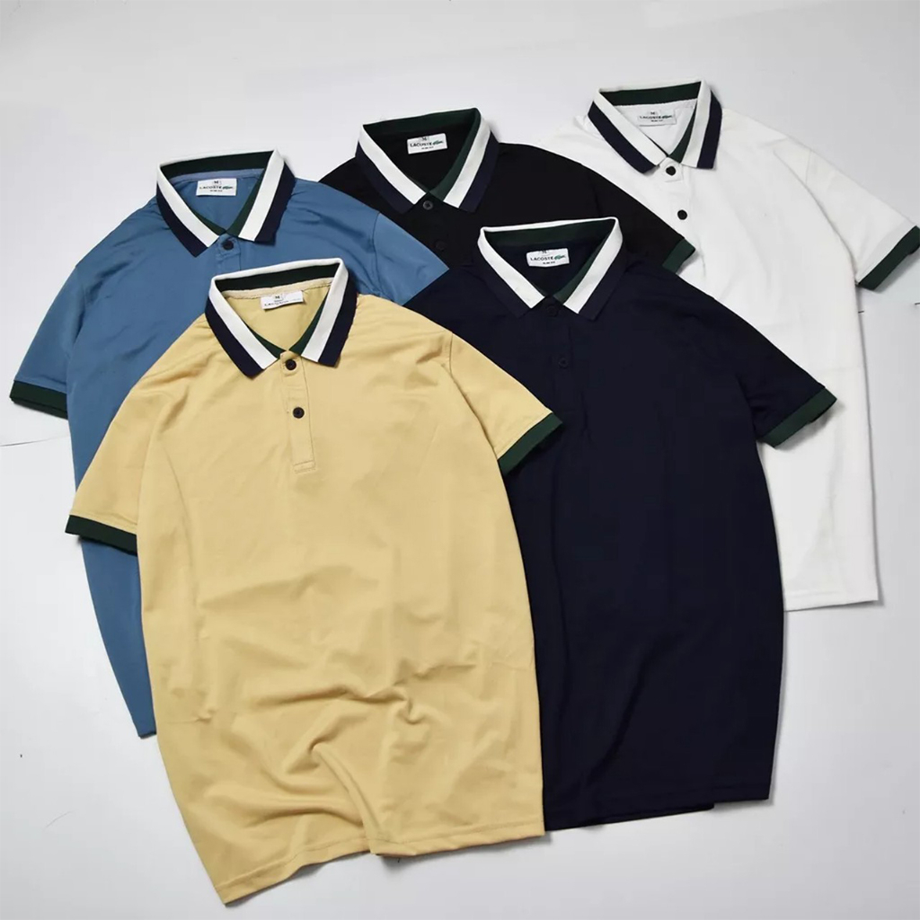 [PO01] Áo Polo Nam Thể Thao Thoáng Khí, Lịch Lãm, Sang Trọng, Thun Có Cổ 50-100kg HT sport