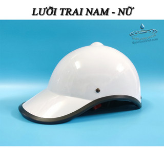 Nón Bảo Hiểm Sơn Dạng Kết Núm - Mũ Thời Trang dành cho (Nam-Nữ) Sơn Bóng