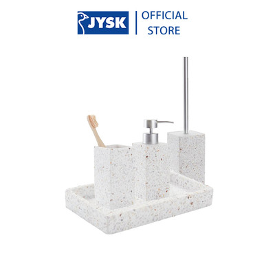 Phụ kiện phòng tắm | JYSK Billsta | polyresin/đá | họa tiết terazzo | nhiều kích thước