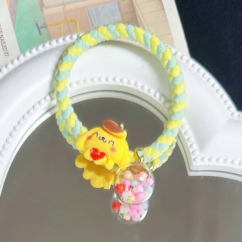 🍒🍒CHERRYKOKO Dây buộc tóc Sanrio chun buộc tóc Kuromi Dây cột tóc Scrunchies vòng đeo tay hoạt hình đáng yêu