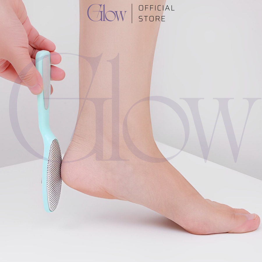 Cây Chà Gót Chân Tẩy Tế Bào Chết GLOW WAXING 2 Mặt Đa Năng Giúp Vệ Sinh Gót Chân Sạch Sẽ, Hiệu Quả