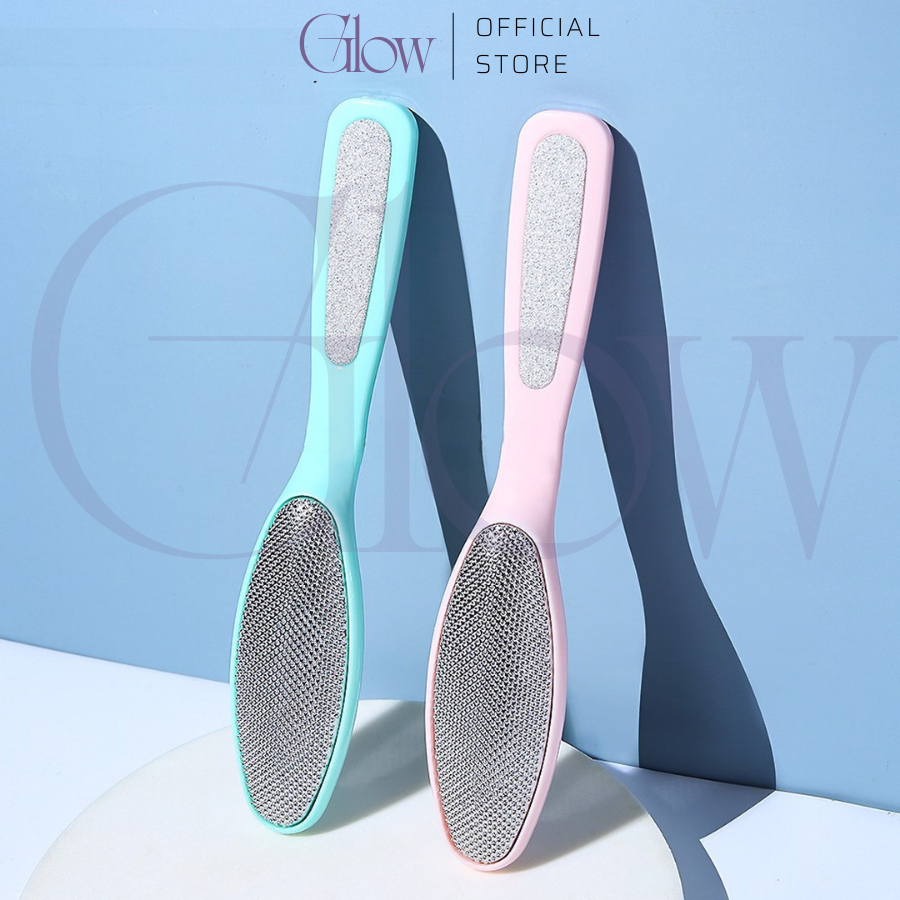 Cây Chà Gót Chân Tẩy Tế Bào Chết GLOW WAXING 2 Mặt Đa Năng Giúp Vệ Sinh Gót Chân Sạch Sẽ, Hiệu Quả