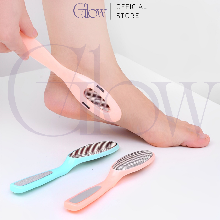 Cây Chà Gót Chân Tẩy Tế Bào Chết GLOW WAXING 2 Mặt Đa Năng Giúp Vệ Sinh Gót Chân Sạch Sẽ, Hiệu Quả