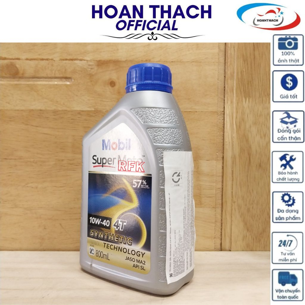 Nhớt Xe Số MOBIL SUPER MOTO 10W40 4T HOANTHACH ngun ban