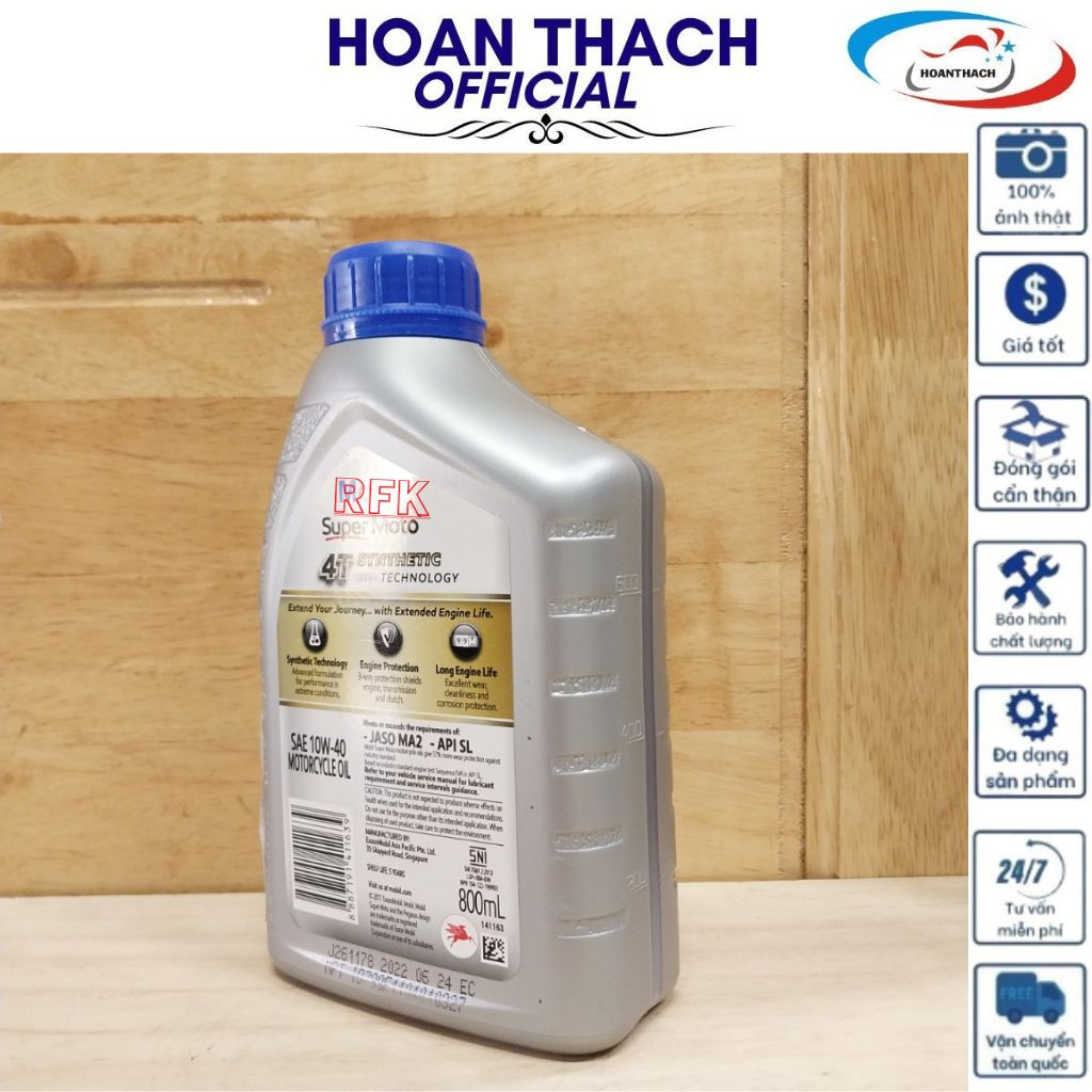 Nhớt Xe Số MOBIL SUPER MOTO 10W40 4T HOANTHACH ngun ban