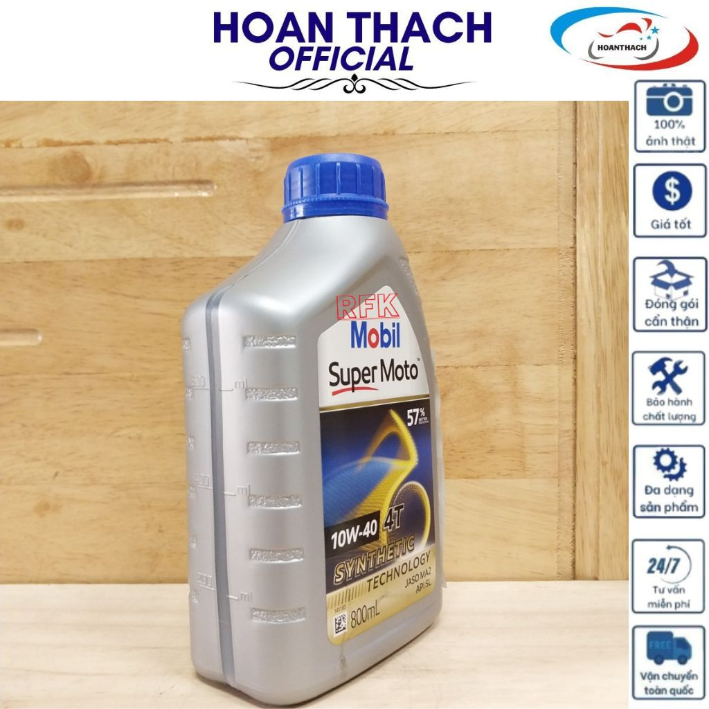 Nhớt Xe Số MOBIL SUPER MOTO 10W40 4T HOANTHACH ngun ban