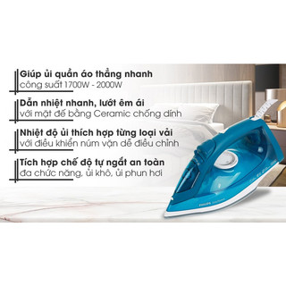 Bàn ủi hơi nước Philips GC1756 2000W