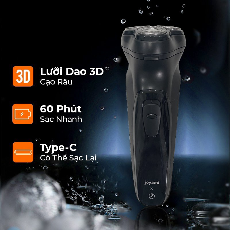 Máy cạo râu Blackstone 3 chống nước IPX7-Sạc USB và pin tiện lợi Bảo hành 12 tháng