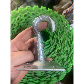 Móc treo quạt trần đèn treo trần có bản mã dài 10cm