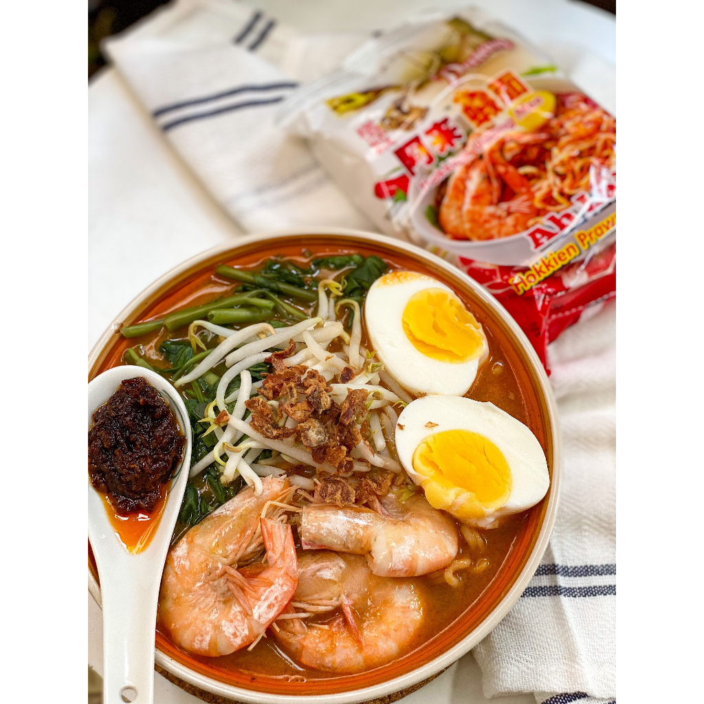 Mì tôm Ah Lai Vị Tôm & Cà Ri Chua - Cay - Ngon - Thơm đậm vị nước sốt