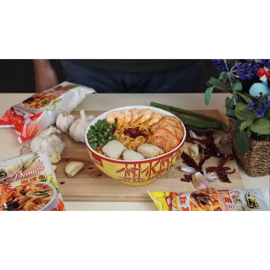 Mì tôm Ah Lai Vị Tôm & Cà Ri Chua - Cay - Ngon - Thơm đậm vị nước sốt