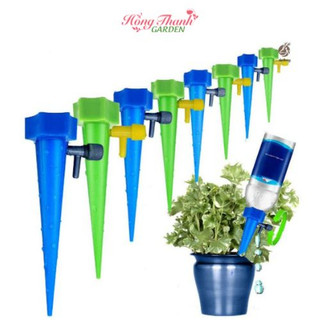 Bộ 10 Đầu tưới nhỏ giọt gắn chai nhựa có nút điều chỉnh (tưới hoa, cây cảnh)