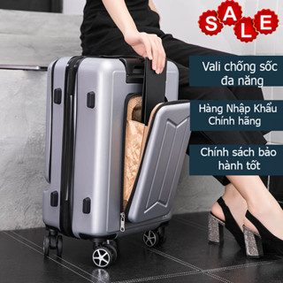 Vali du lịch có ngăn đựng laptop nhựa APS Hành lý xách tay 20 inch đi máy bay Valy kéo đa năng khóa sập cho nam nữ 
